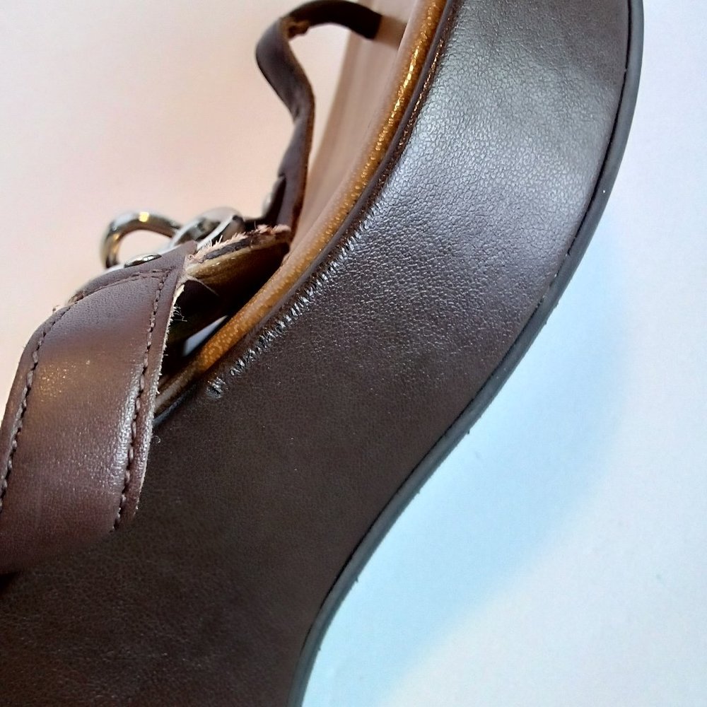 Franco Sarto Leopard Print Wedge Heel - image 7